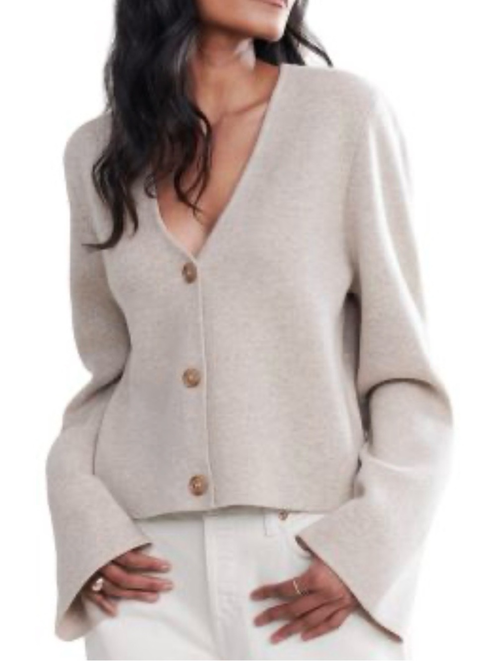 Jenni Kayne Chelsea Cardigan Oatmeal